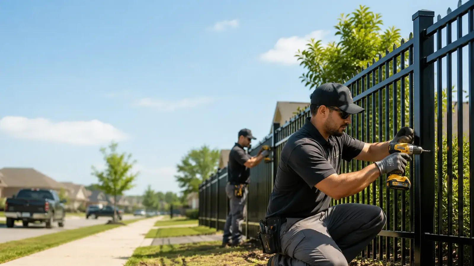 Metal Fence Installation in Bakers Mills, NY